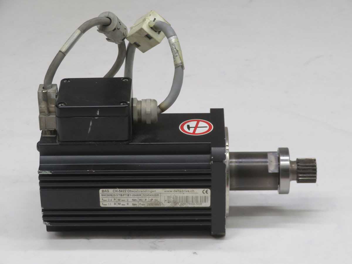 DELTA DRIVE SAC90S25/3/TB/FT/EY-2048/K SERVO MOTOR T255112 - SERVO
