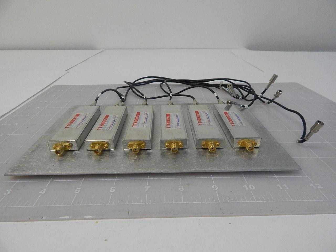 LOT OF 6 TTE K3354-2.45M-800K-50/50-7133A 07766 HIGH PASS FILTER ASSEMBLY T64579 - LINE FILTERS