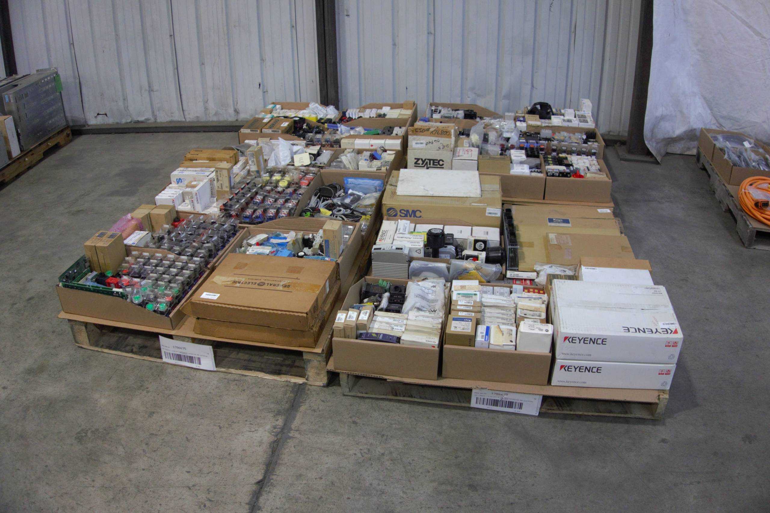 SKU 1786675 - 4 PALLETS OF ASSORTED ELECTRICAL CONTROLS - AUTOMATION & CONTROLS