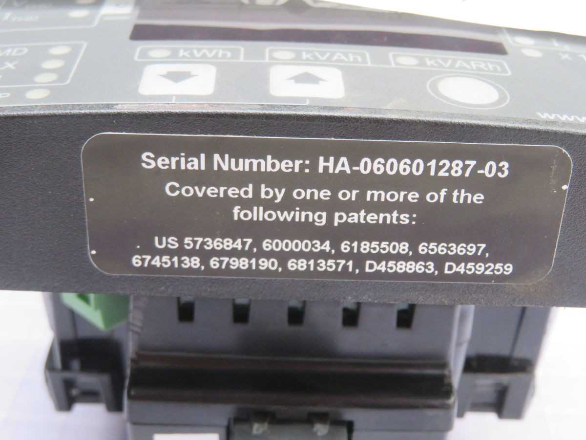 POWER MEASUREMENT 6200 POWER/ENERGY METER T250050 - AUTOMATION & CONTROLS