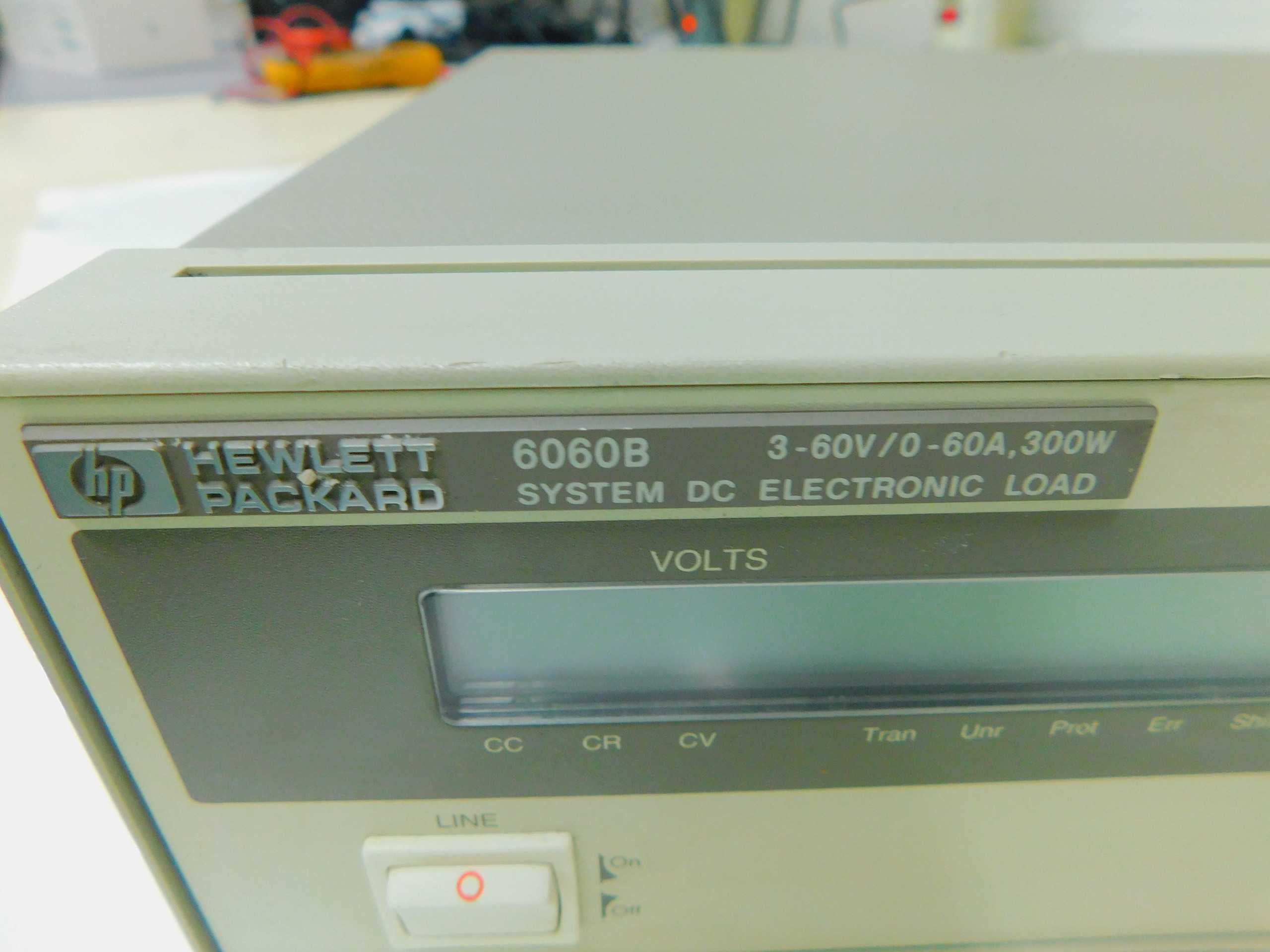 HP 6060B DC ELECTRONIC LOAD 3-60V 0-50A 300W - TESTED GOOD - POWER SUPPLIES