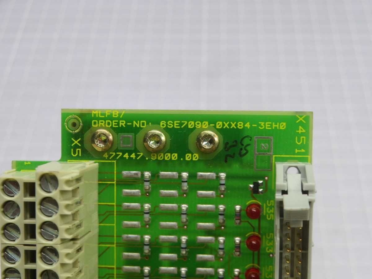 SIEMENS 6SE7090-0XX84-3EH0 INTERFACE BOARD T246439 - INDUSTRIAL PARTS