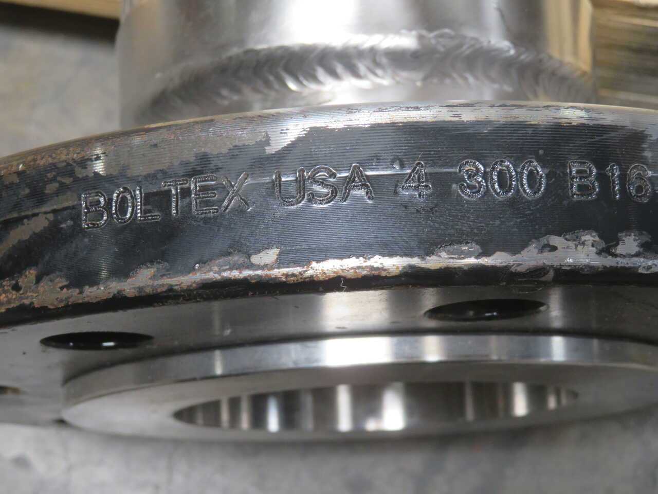 STAINLESS STEEL HOSE 94 X 4 IN BOLTEX CLASS 300 CARBON STEEL FLANGE - PLUMBING PARTS