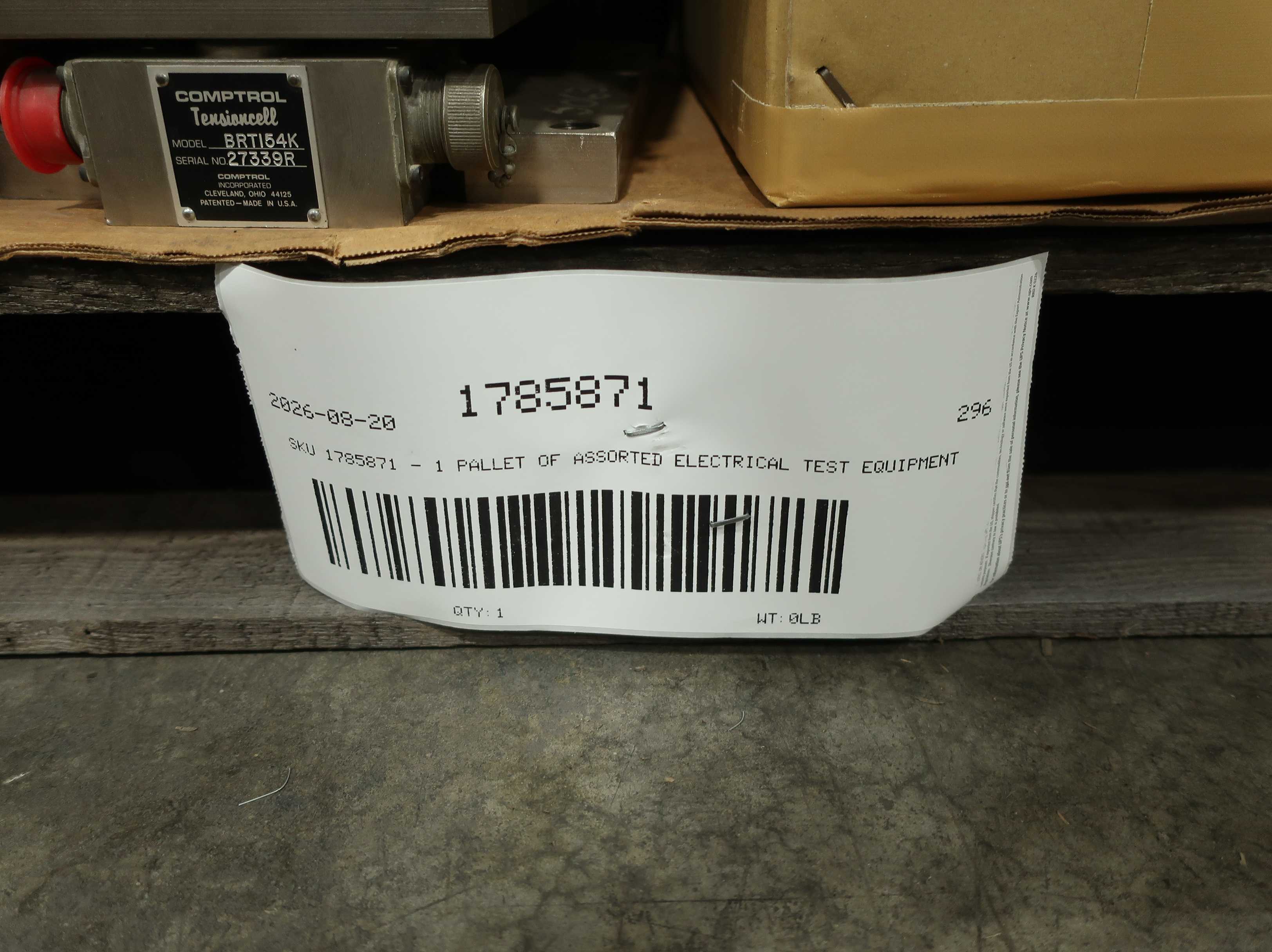 SKU 1785871 - PALLET OF ASSORTED ELECTRICAL TEST EQUIPMENT - ELECTRICAL TESTING EQUIPMENT
