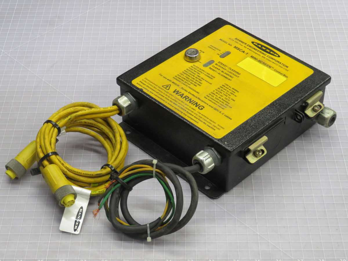 BANNER MSCA-1 SAFETY CONTROLLER T248194 - PLC MODULES