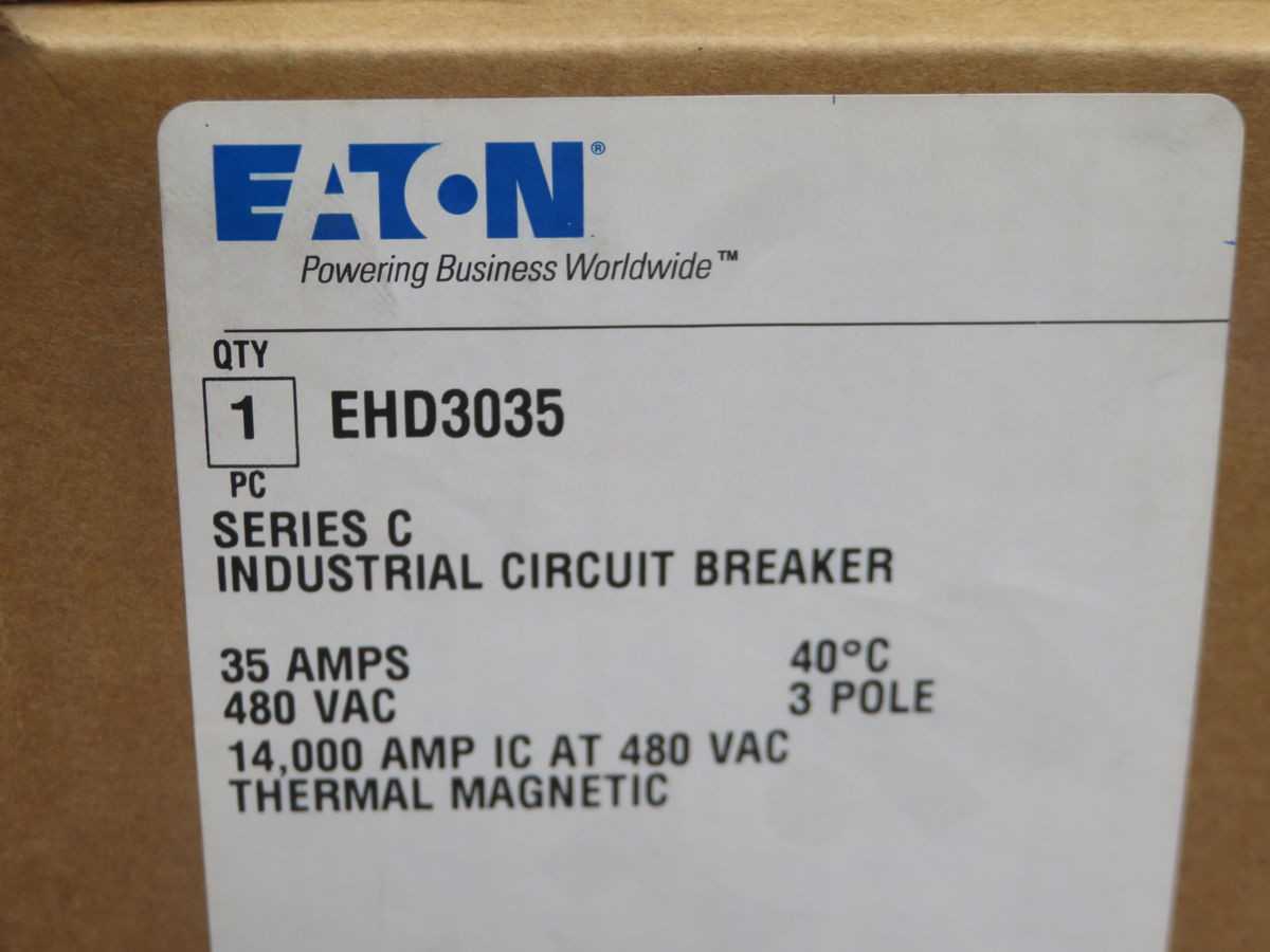 EATON EHD3035 MOLDED CASE CIRCUIT BREAKER T246124 - CIRCUIT BREAKERS