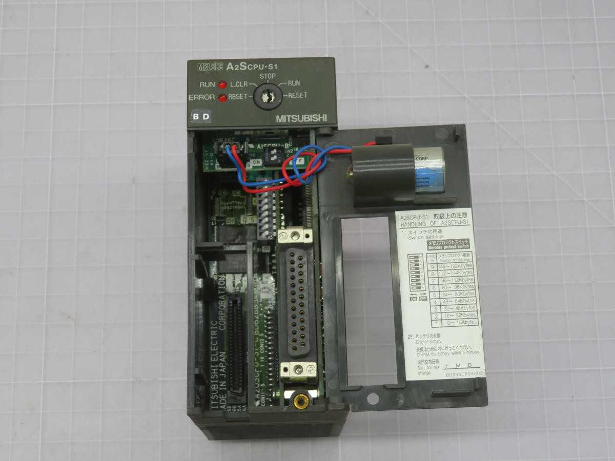 MITSUBISHI A2SCPU-S1 PROCESSOR MODULE T223042 - PLC MODULES
