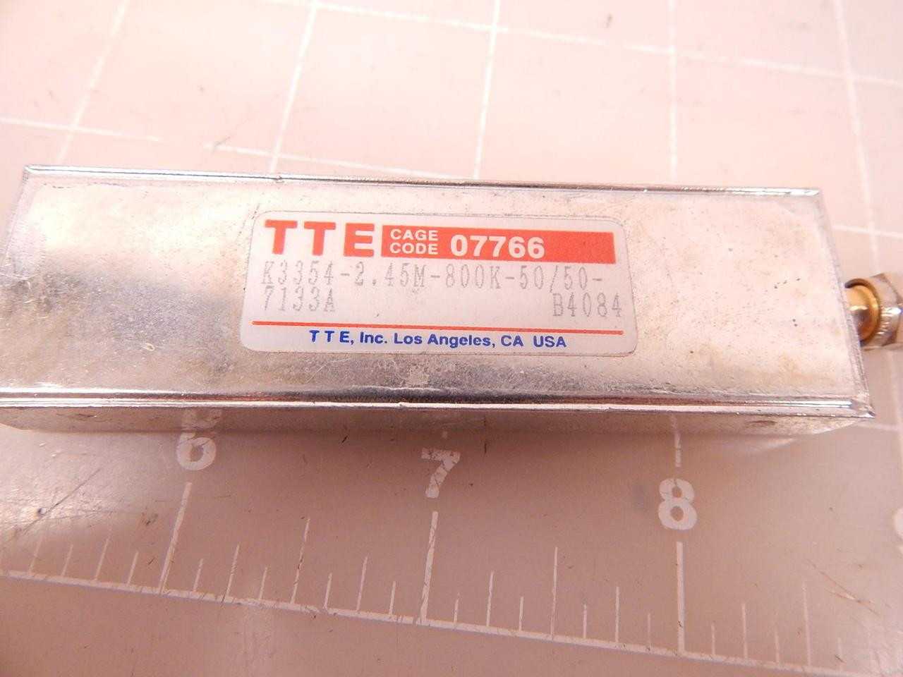 LOT OF 13 TTE 07766 K3354-2.45M-800K-50/50-7133A RF FILTER T72290 - LINE FILTERS