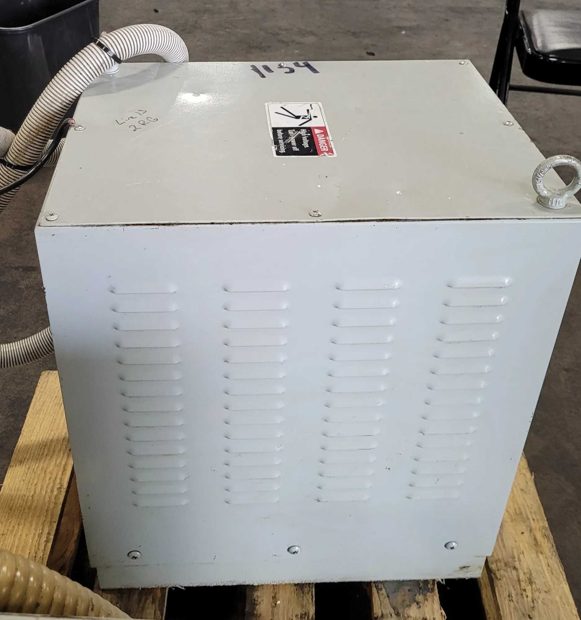2014 SWALLOW 9 KVA 3-PHASE STEP DOWN TRANSFORMER 440V TO 200V AC - DRY TRANSFORMERS