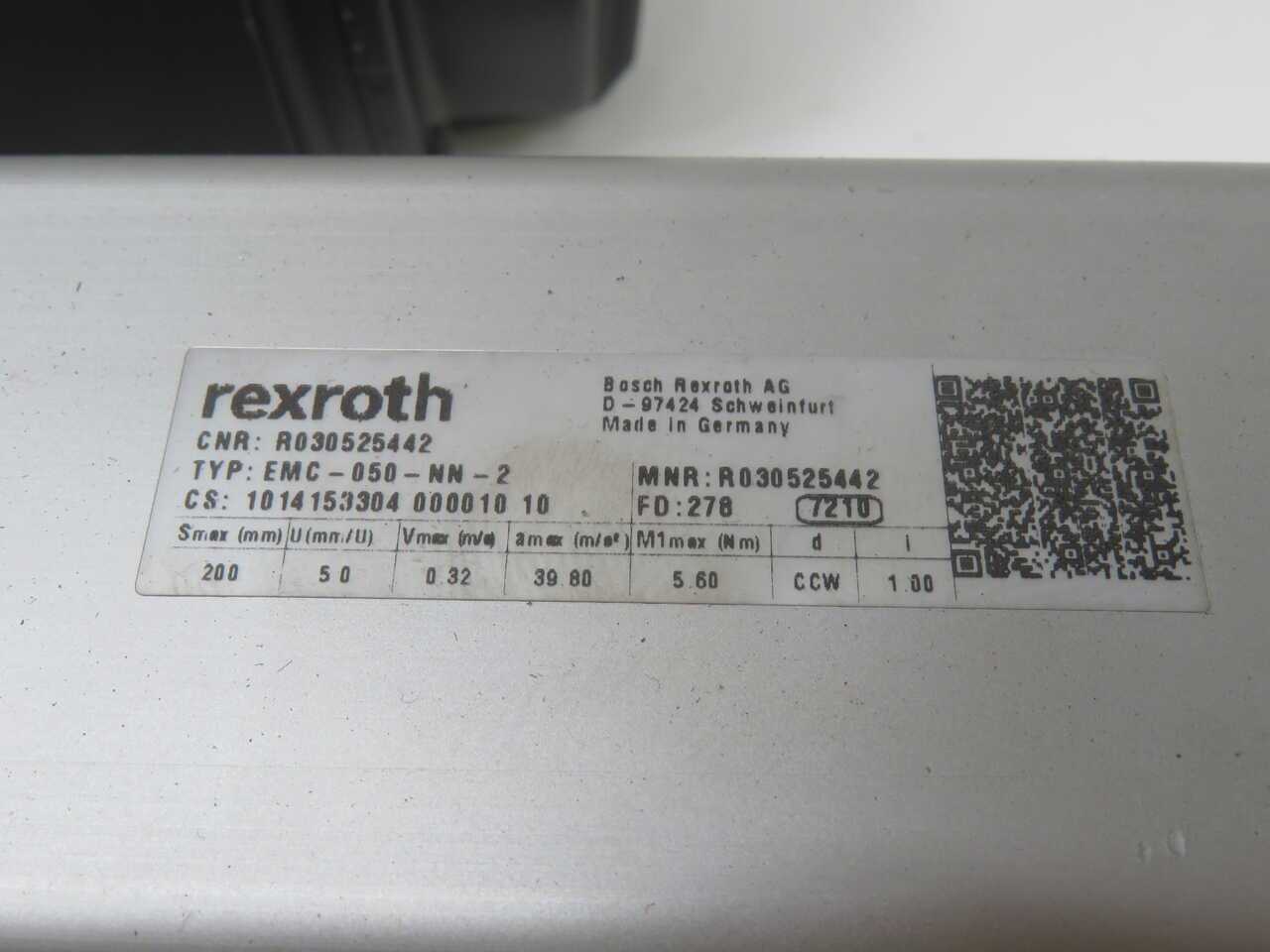 REXROTH R911384547 MS2N05-C0BTN-CMSH1-NNNNE-NN SERVO MOTOR - SERVO