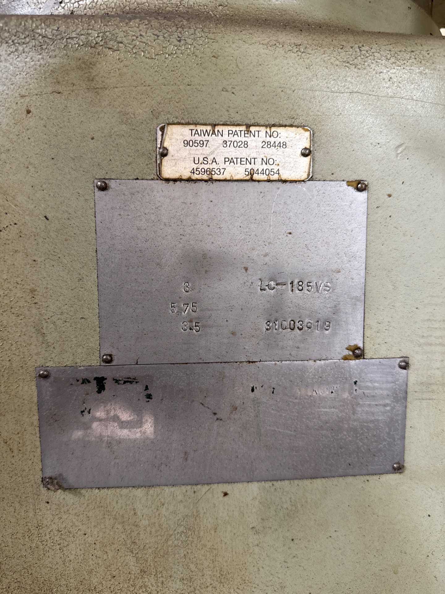 1995 First LC-185VS Vertical Milling Machine, 48X10 Table, 4500 RPM, 3 HP - VERTICAL MILLING MACHINES