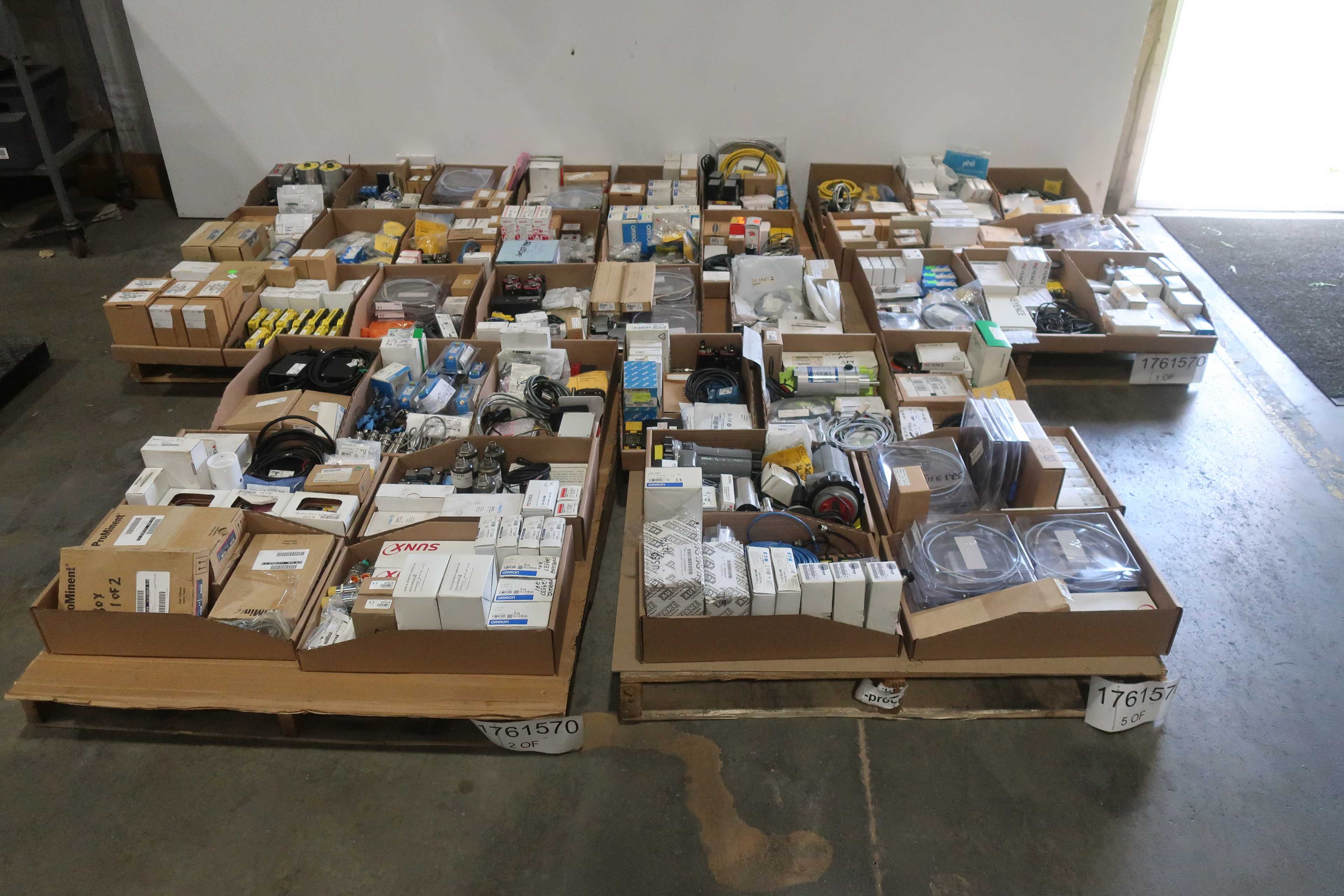 SKU 1761570 - 5 PALLETS OF ASSORTED SENSORS - SENSORS