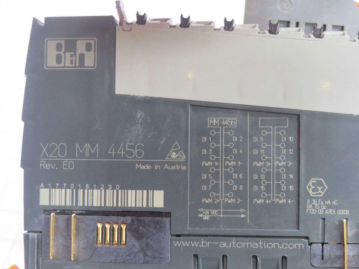 B&R X20 MM 4456 PWM Motor Bridge Module T261105 - MOTOR DRIVES