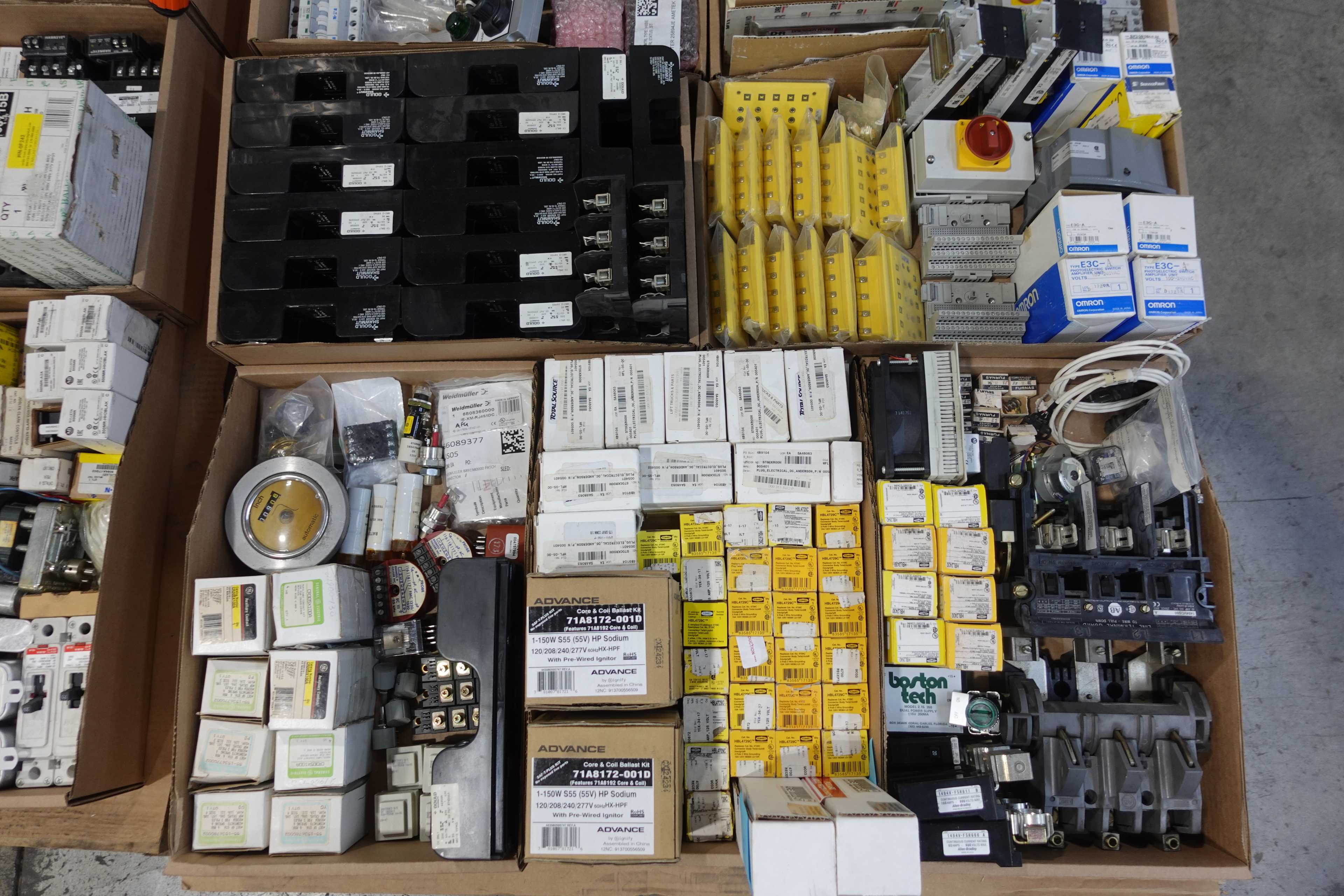 SKU 1767014 - 6 PALLETS OF ASSORTED AUTOMATION AND ELECTRICAL CONTROLS - AUTOMATION & CONTROLS