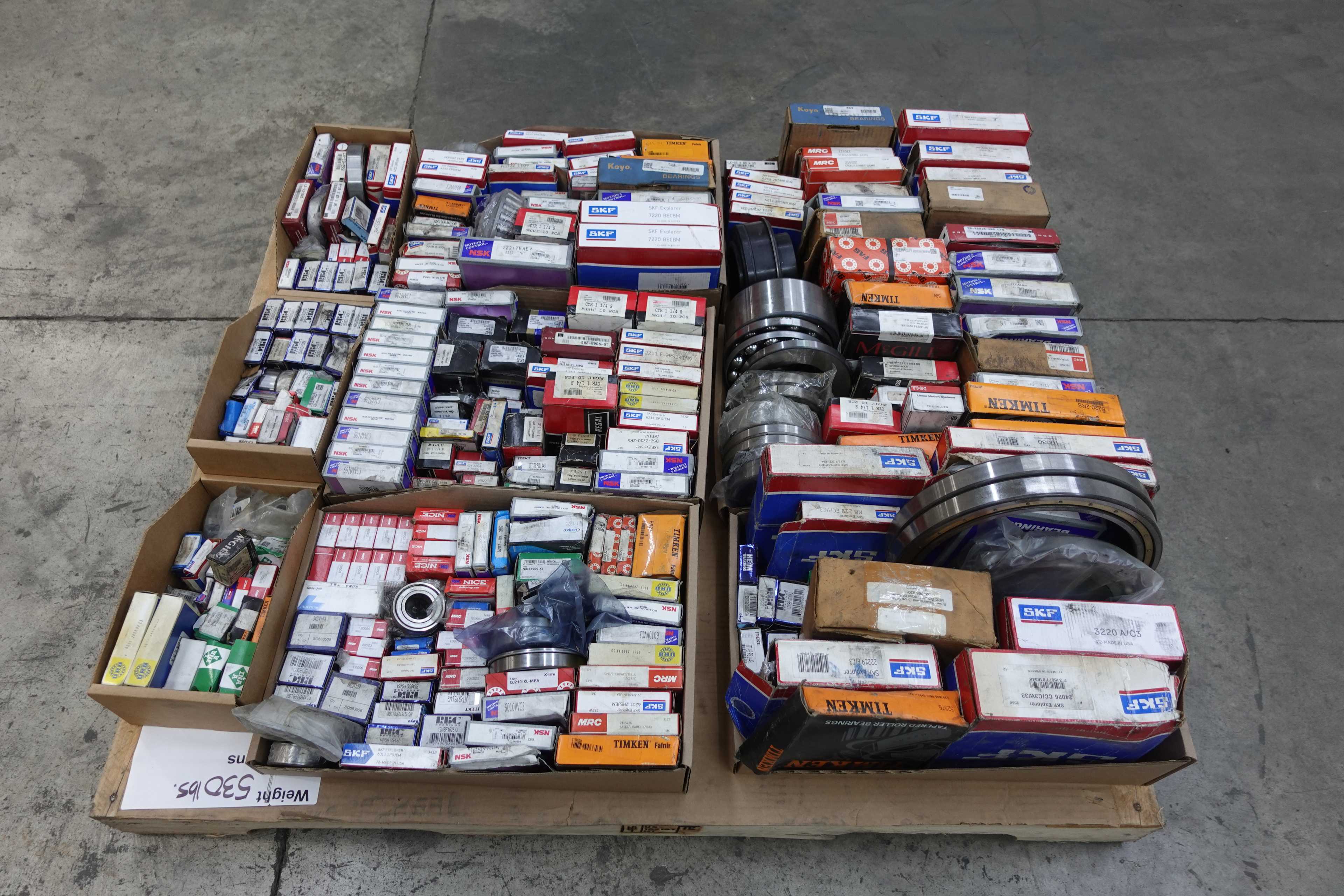 SKU 1771236 - PALLET OF ASSORTED BEARINGS - BEARINGS