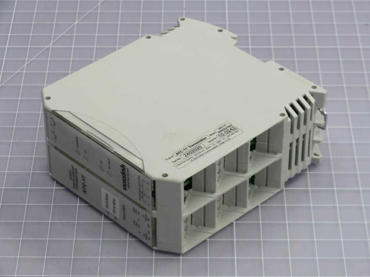VOSSLOH-SCHWABE ATC1T-15.6/10.4KHZ 2402020 ATC-1T TRANSMITTER T238809 - AUTOMATION & CONTROLS