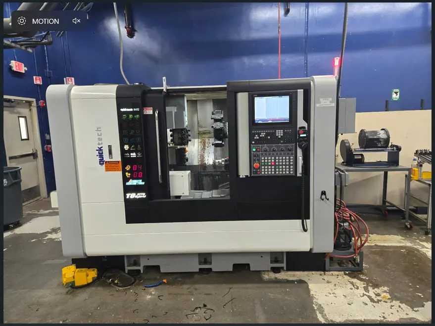 2022 Quicktech T8 9-Axis CNC Lathe - 15HP, 4000 RPM, Dual Spindle, 11.8" Diameter - CNC LATHES 2022 Quicktech T8 9-Axis CNC Lathe - 15HP, 4000 RPM, Dual Spindle, 11.8" Diameter - CNC LATHES