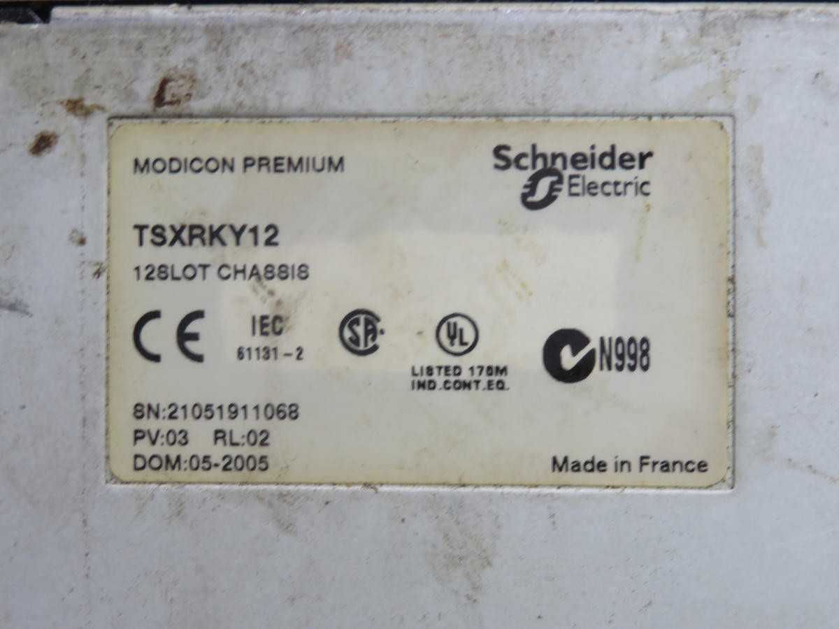 SCHNEIDER TSXRKY12 PLC RACK T239177 - PLC MODULES