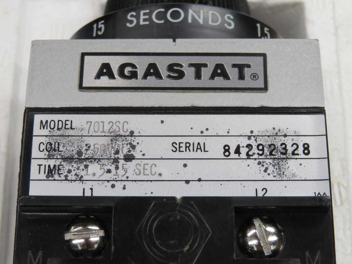 Agastat 7012SC Time Delay Relay T210818 - Reliable Automation Solution - TIME DELAY RELAY