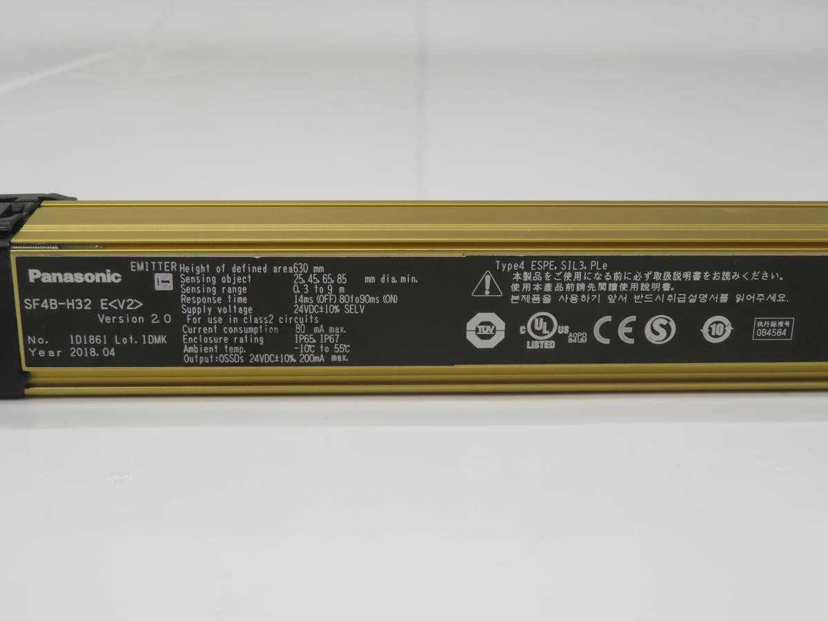 PANASONIC SF48-H32 LIGHT CURTAIN T233822 - SENSORS