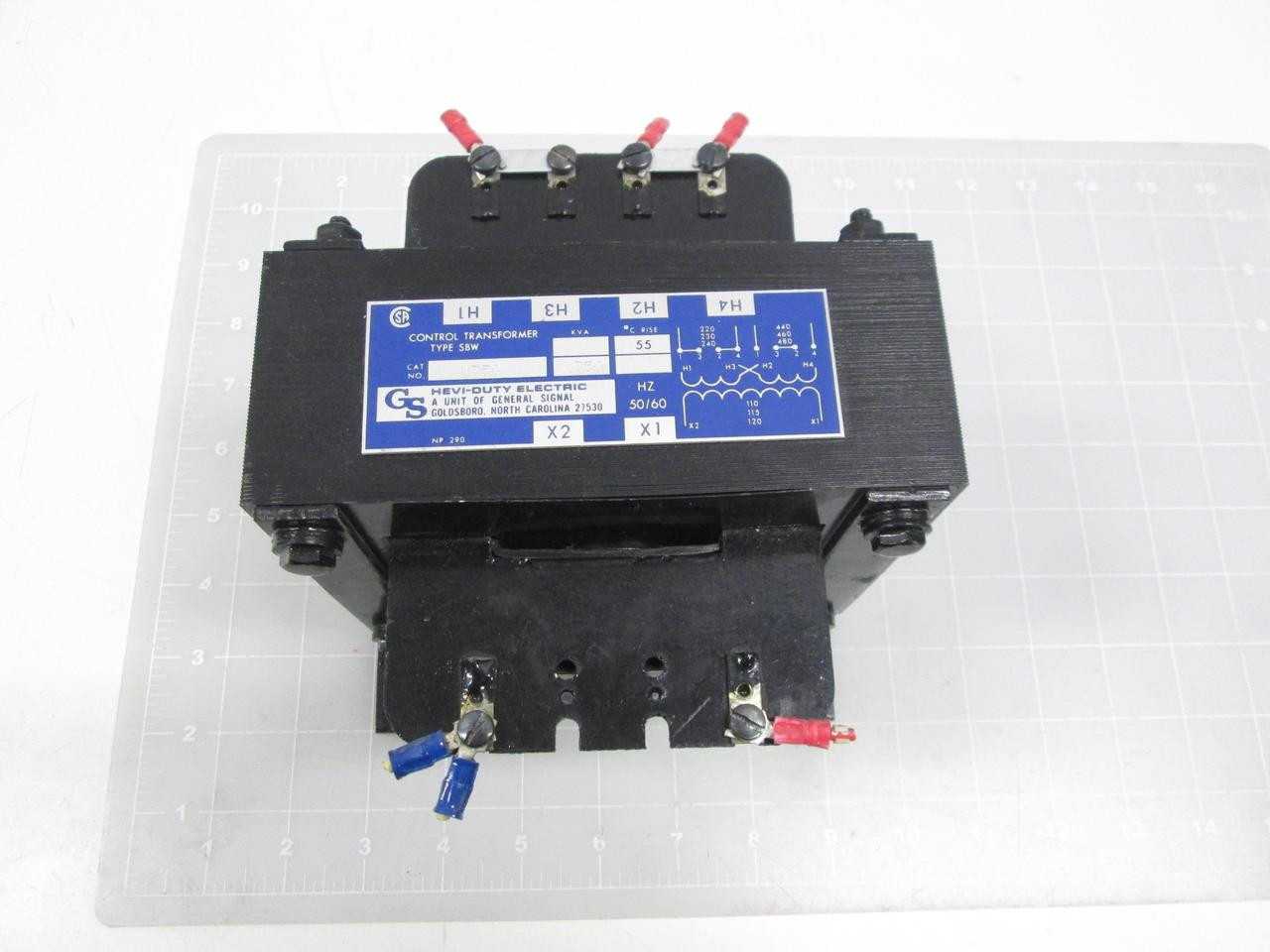 GS Hevi-Duty .750 kVA Transformer T59996 for Industrial Applications - CONTROL TRANSFORMERS