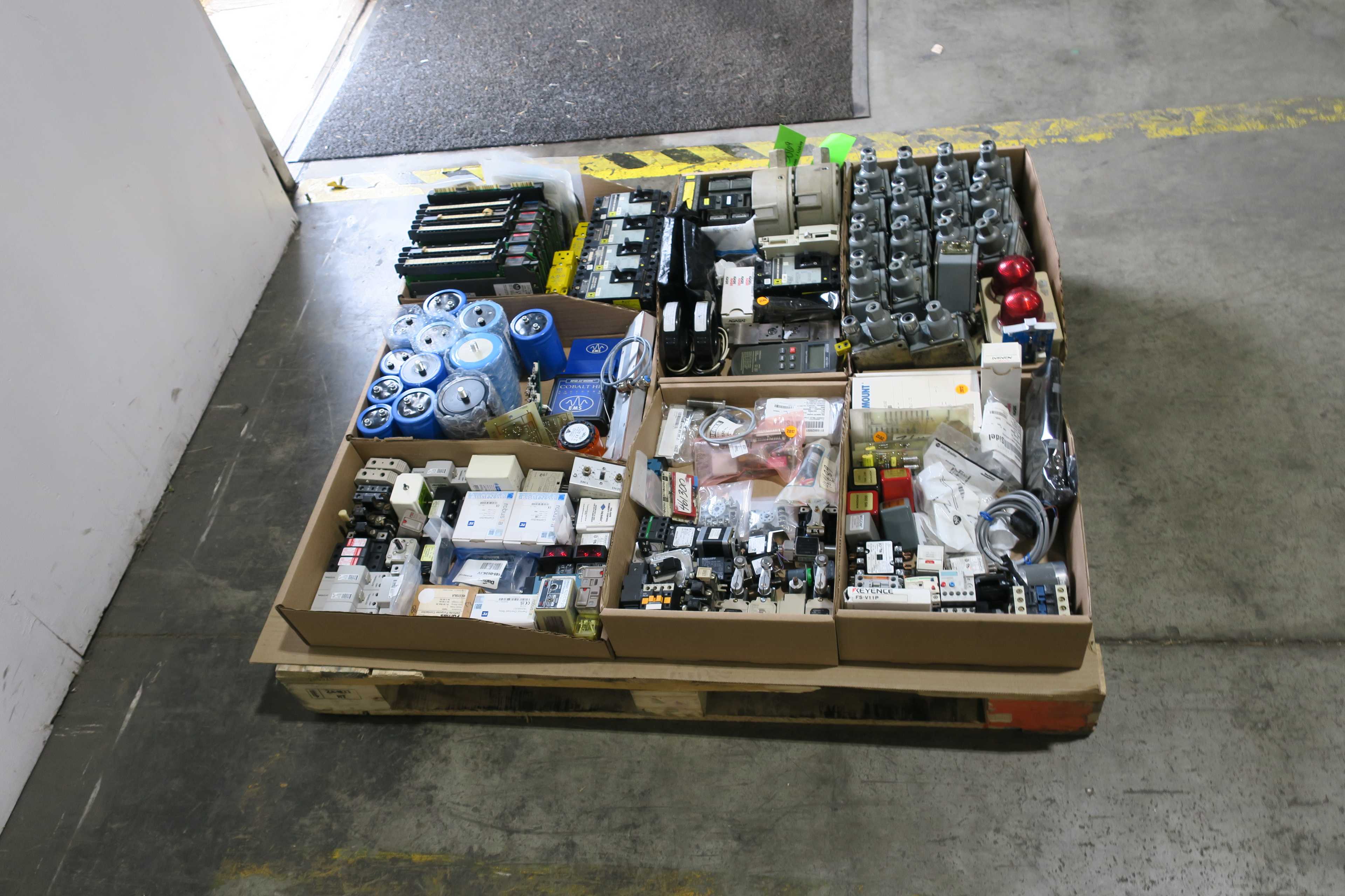 SKU 1784107 - 2 PALLETS OF ASSORTED ELECTRICAL COMPONENTS - ELECTRICAL COMPONENTS