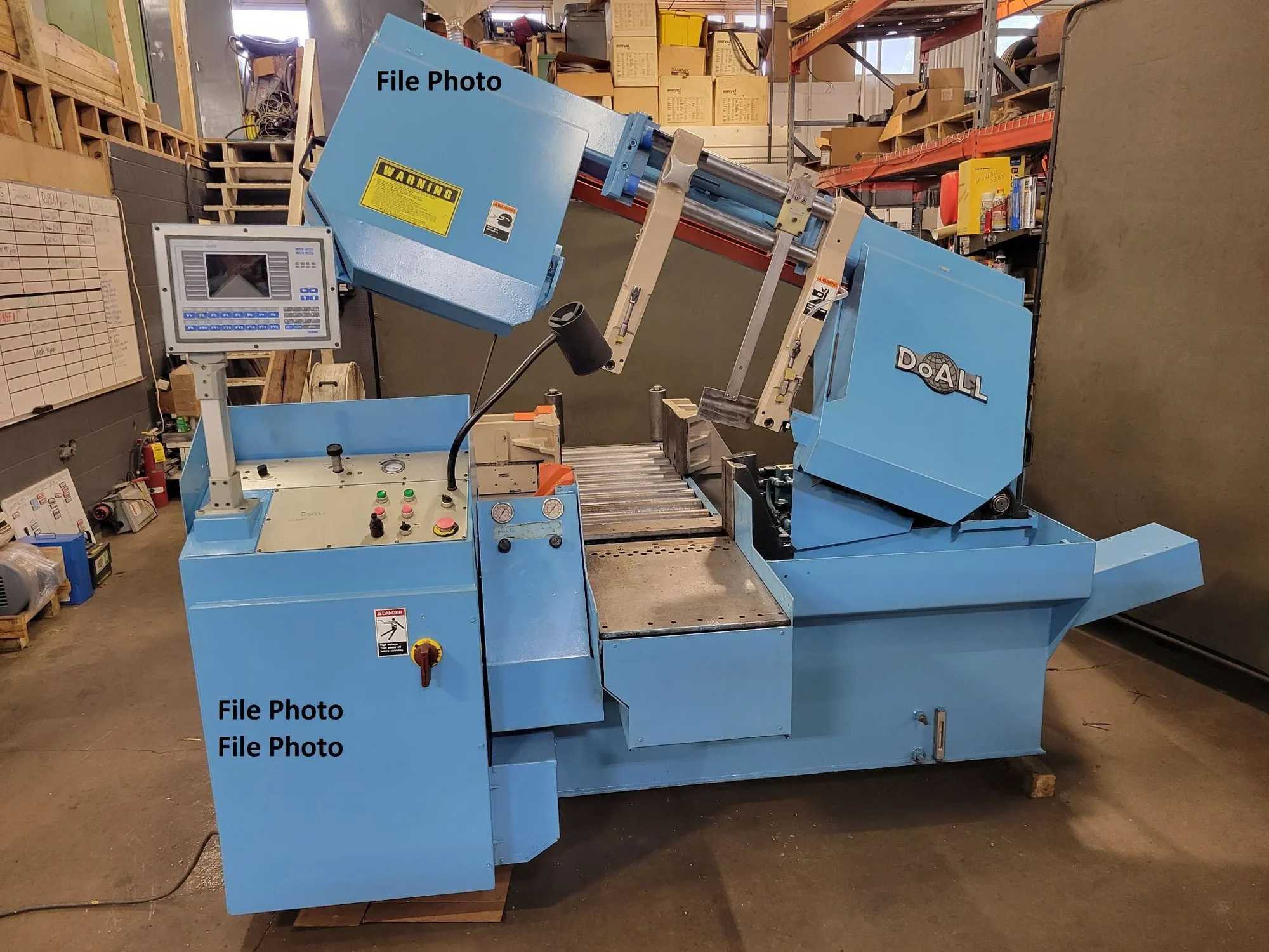 2004 DoALL C-4100 NC 16" Programmable Horizontal Bandsaw, 10 HP Heavy Duty - HORIZONTAL BAND SAWS
