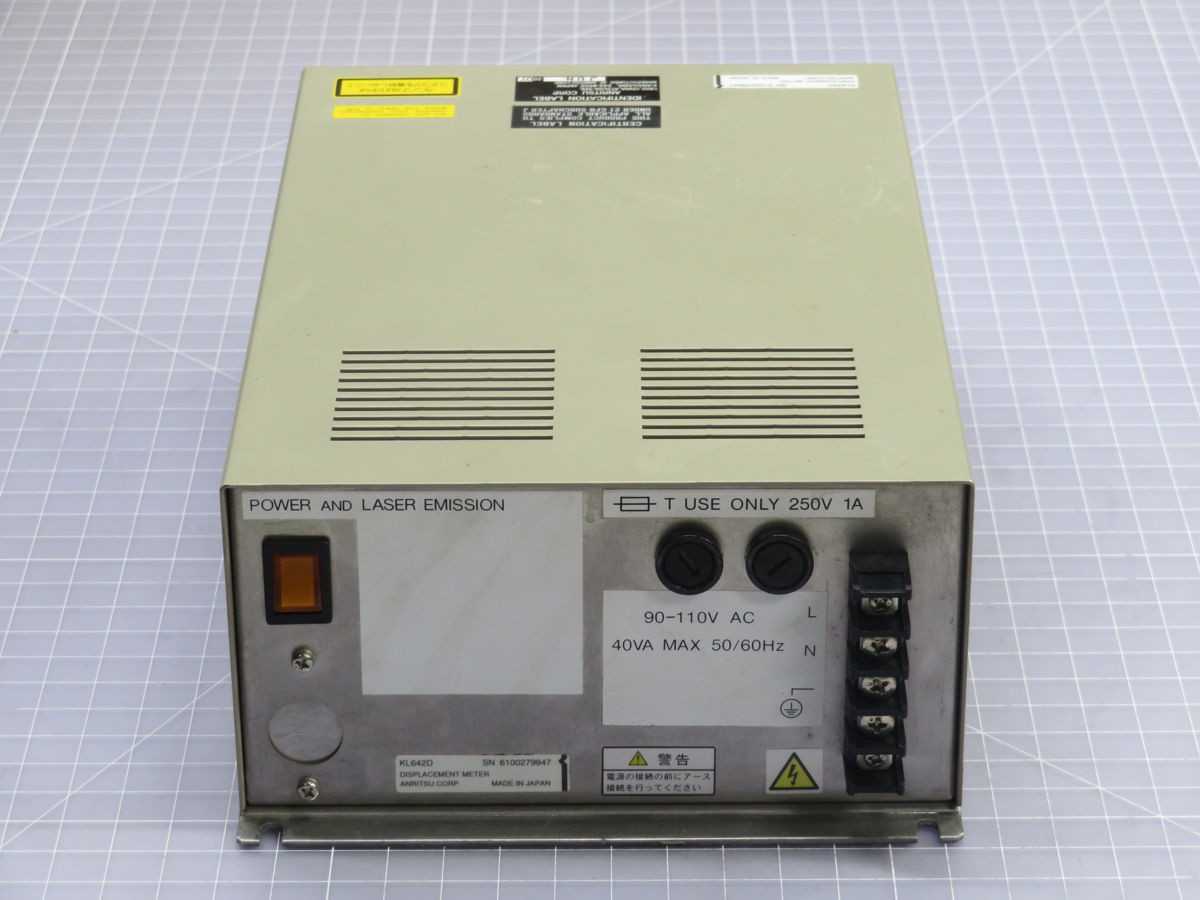 ANRITSU KL642D PROCESSING UNIT T248920 - OPERATOR CONTROLS