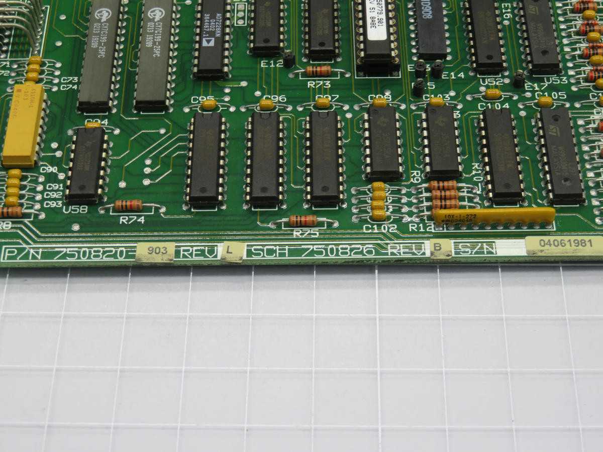 Siemens 750820-903 Rev L Motor Control Board T209365 - PCB CIRCUIT BOARDS
