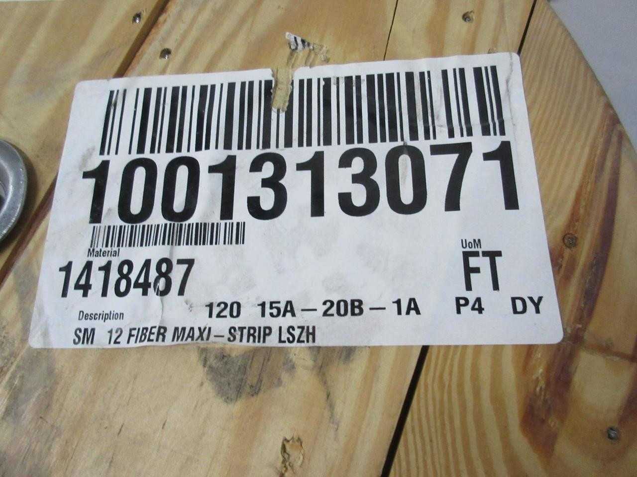 ADC HDZM012AB0707-1418487 FIBER OPTIC CABLE 12 FIBER SINGLE MODE 3246 FT T101340 - FIBER OPTIC CABLE