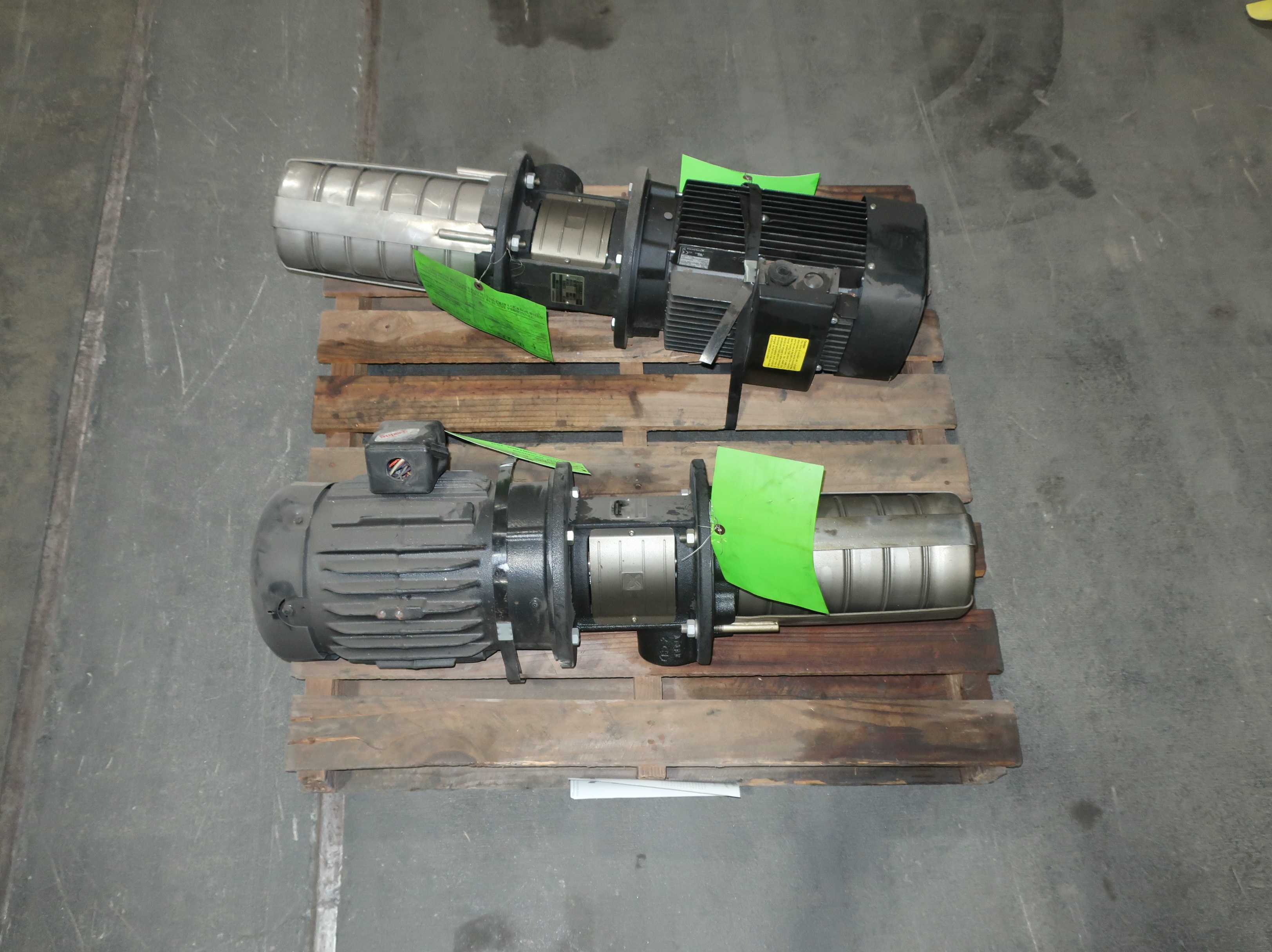 LOT OF 2 GRUNDFOS VERTICAL PUMPS - PUMPS