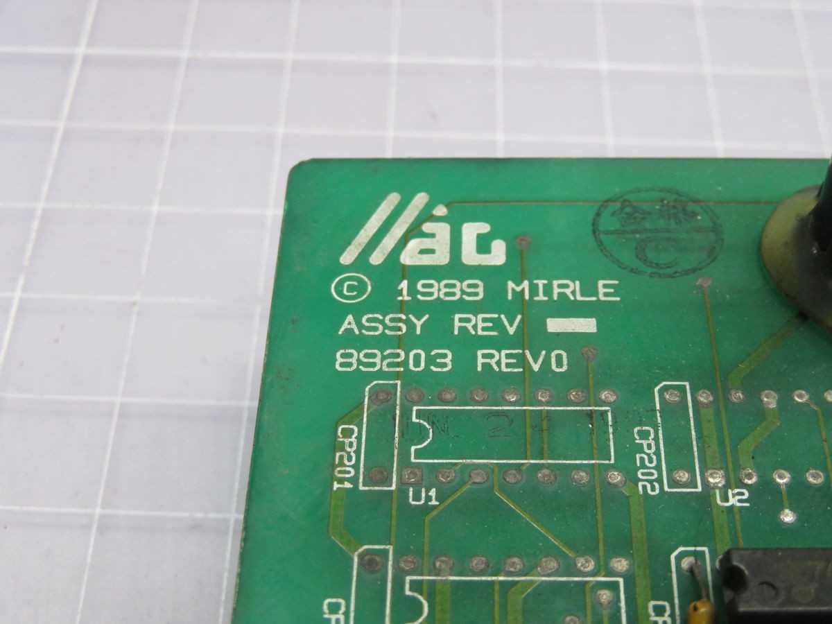 MIRLE 89203 Circuit Board T254821 - High-Quality Replacement Part - PCB CIRCUIT BOARDS