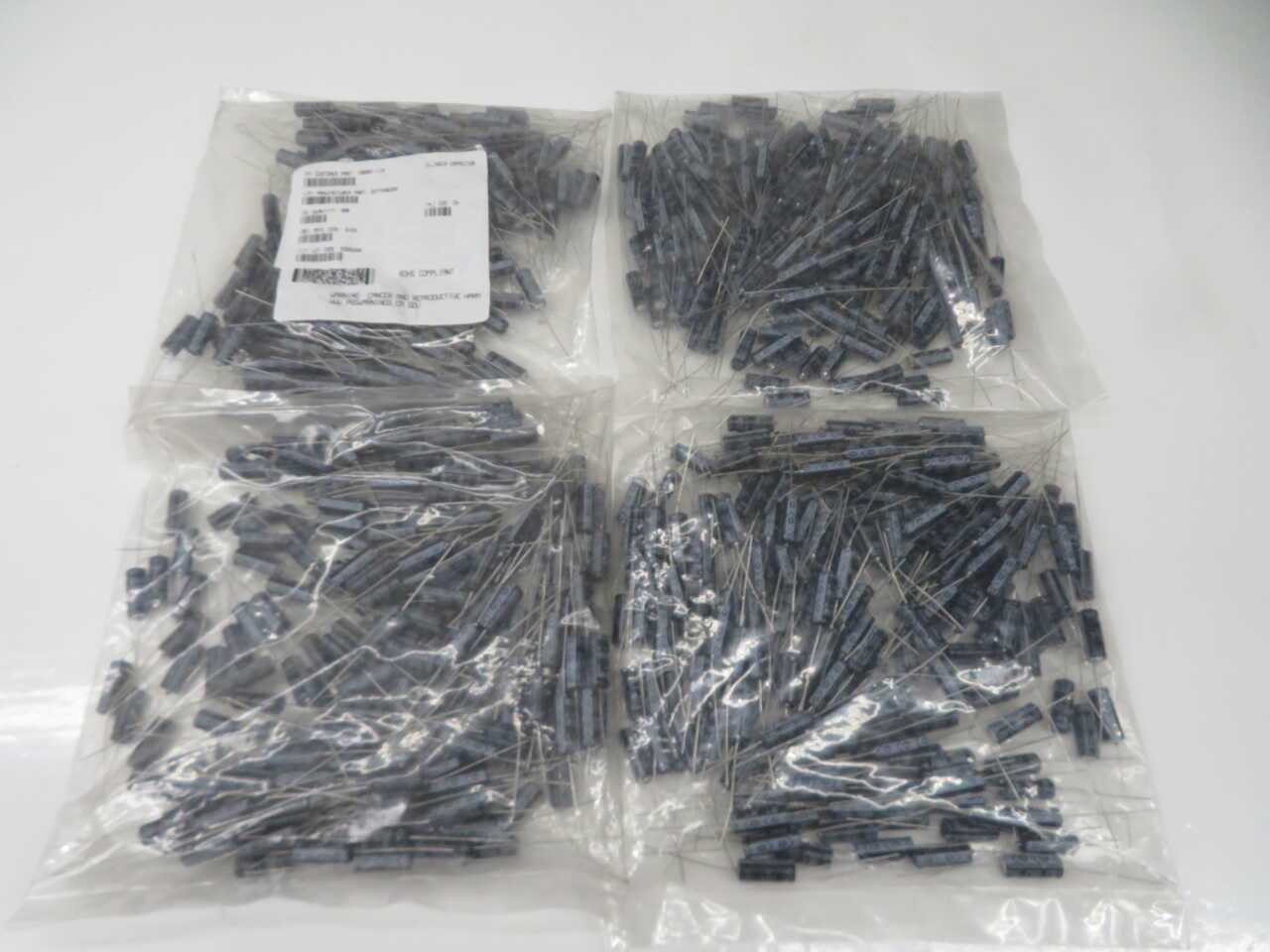 Lot Of 800 Illinois Capacitor 227TMA035M Electrolytic Capacitors - ELECTRICAL COMPONENTS