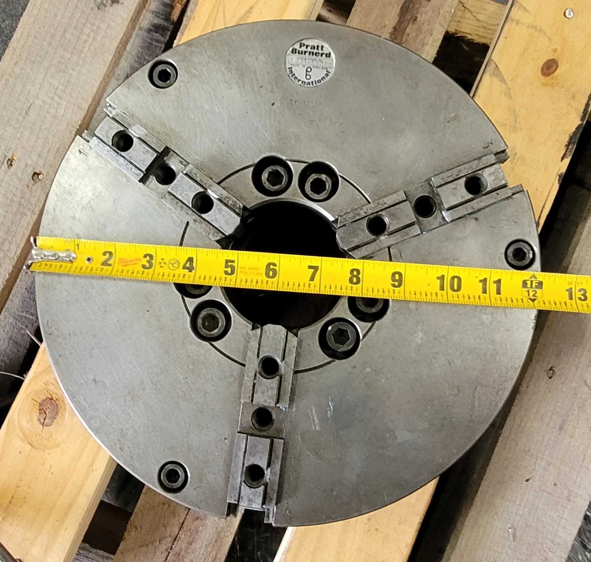 PRATT BURNERD S642D6 12” – 4 JAW D1-6 LATHE CHUCK - MACHINING TOOLING & PARTS