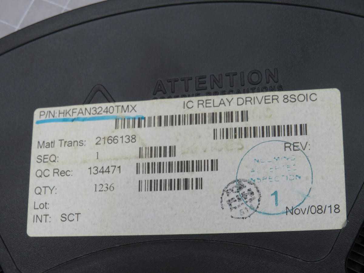 LOT OF 1200 FAIRCHILD FAN3240TMX IC RELAY DRIVER T205036 - CONTROL RELAY