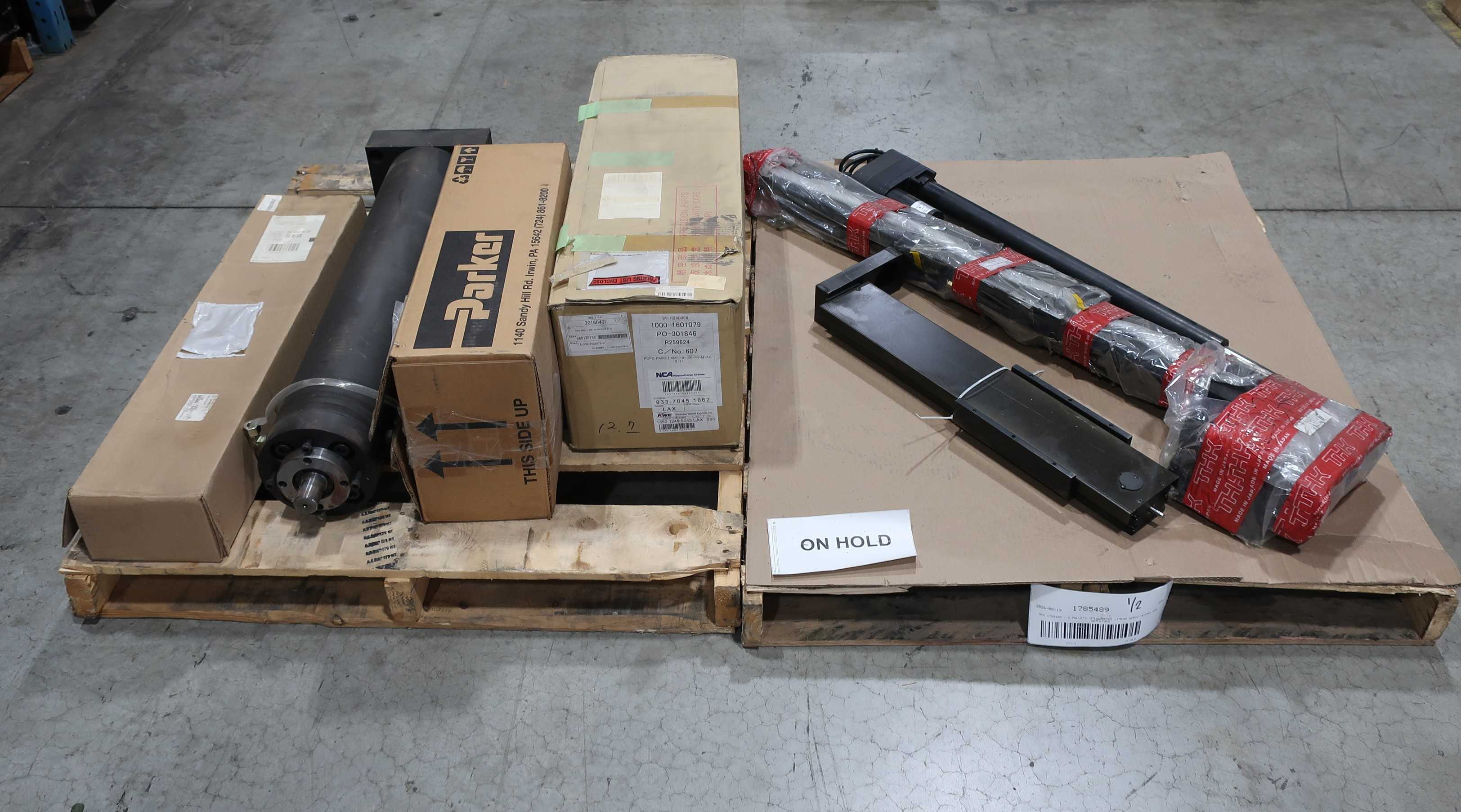 SKU 1785489 - 2 PALLETS OF ASSORTED LINEAR SERVO MOTORS AND ACTUATORS - LINEAR SERVO MOTORS