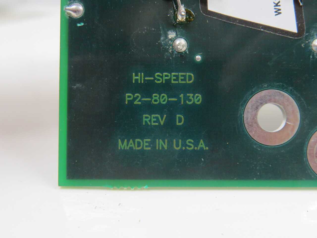 HI-SPEED P2-80-130 CONTROL BOARD T271812 - PCB CIRCUIT BOARDS