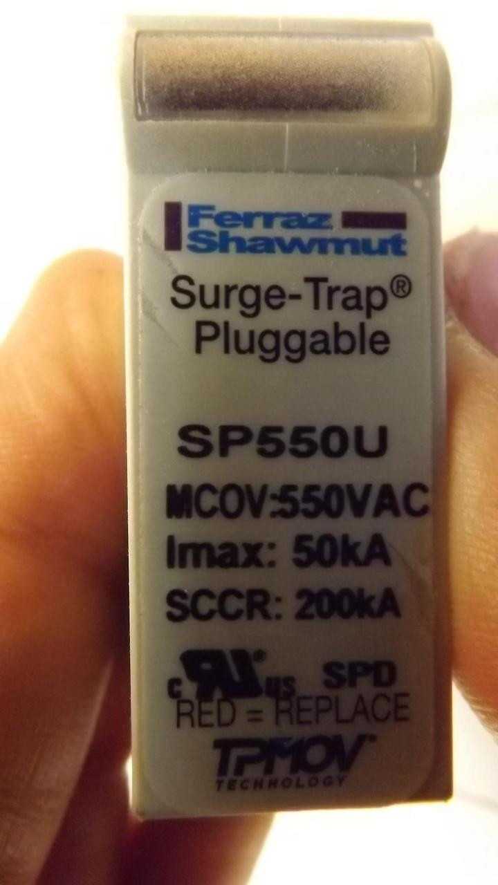 Lot Of 10 Ferraz Shawmut SP550U Surge-Trap Pluggable Surge Protective Devices - SURGE SUPPRESSOR