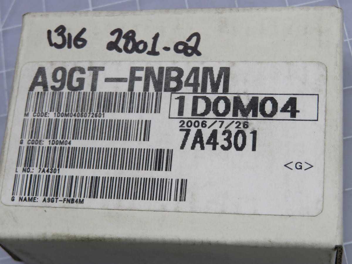 MITSUBISHI A9GT-FNB4M MEMORY BOARD T237091 - PLC MODULES