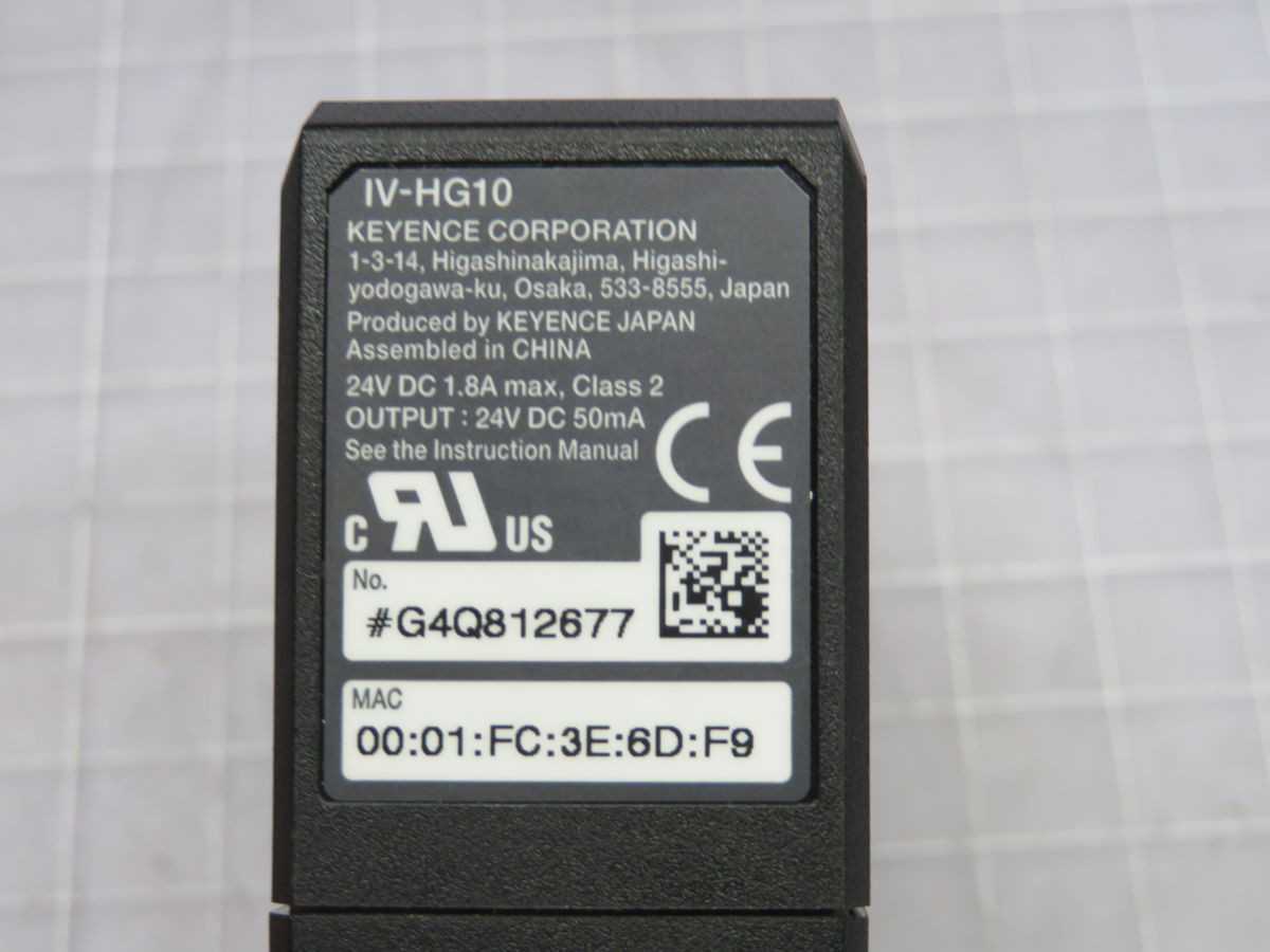 KEYENCE IV-HG10 SENSOR AMPLIFIER T247799 - SENSORS