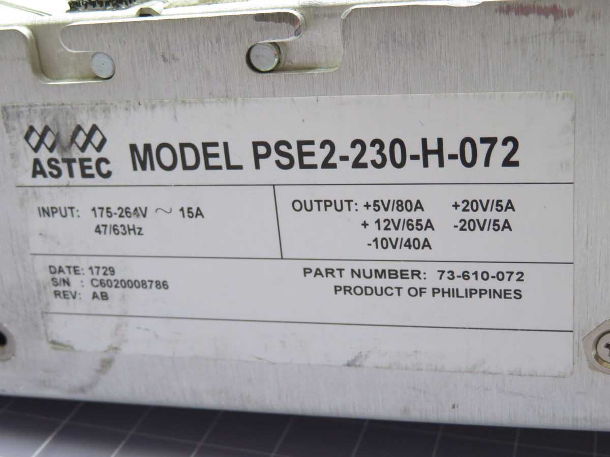 ARTESYN MP1-3L-1L-1P-1P-30 POWER SUPPLY T251026 - POWER SUPPLIES