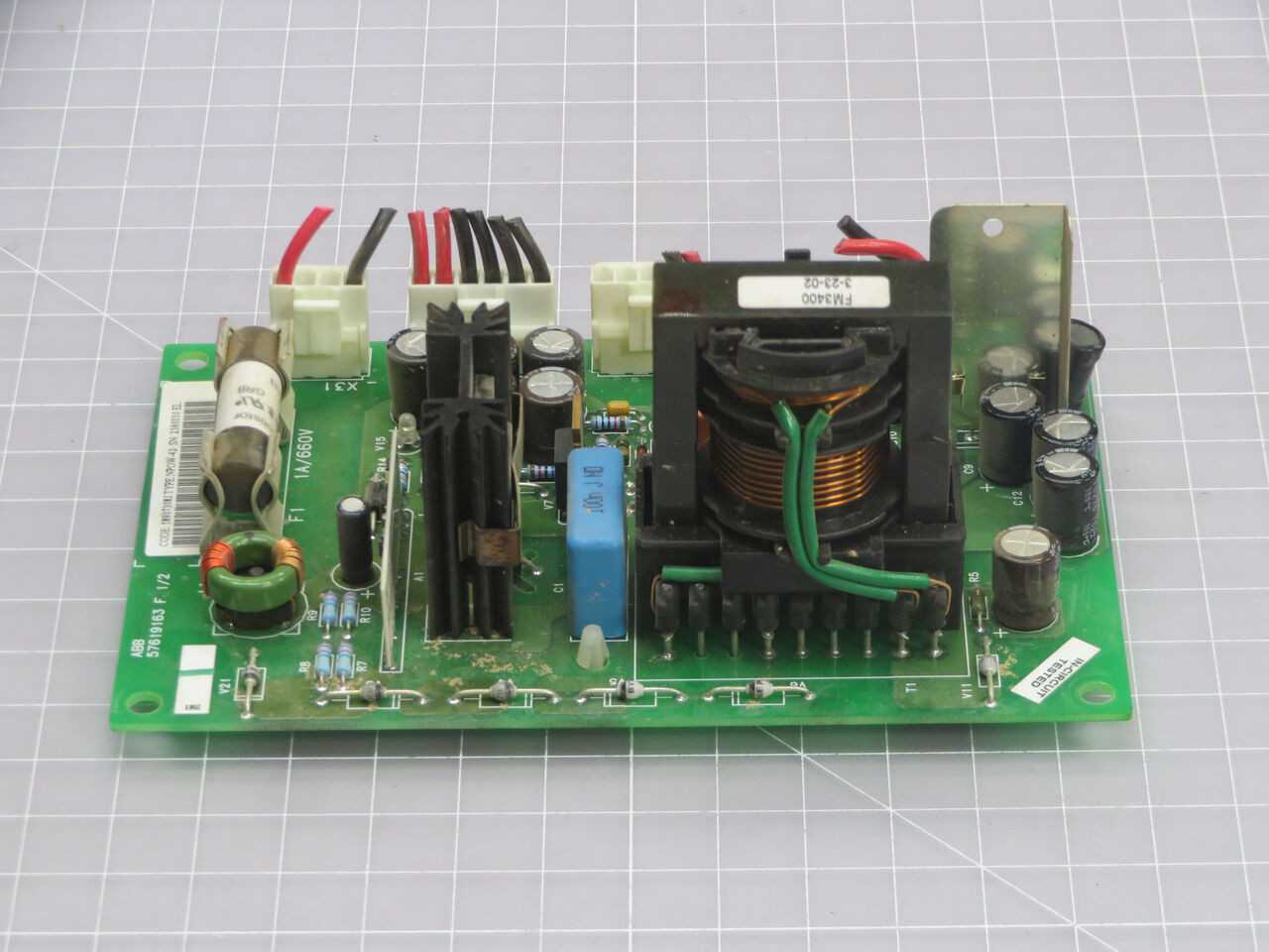 ABB 57619163 F 1/2 POWER SUPPLY BOARD T245565 - PCB CIRCUIT BOARDS