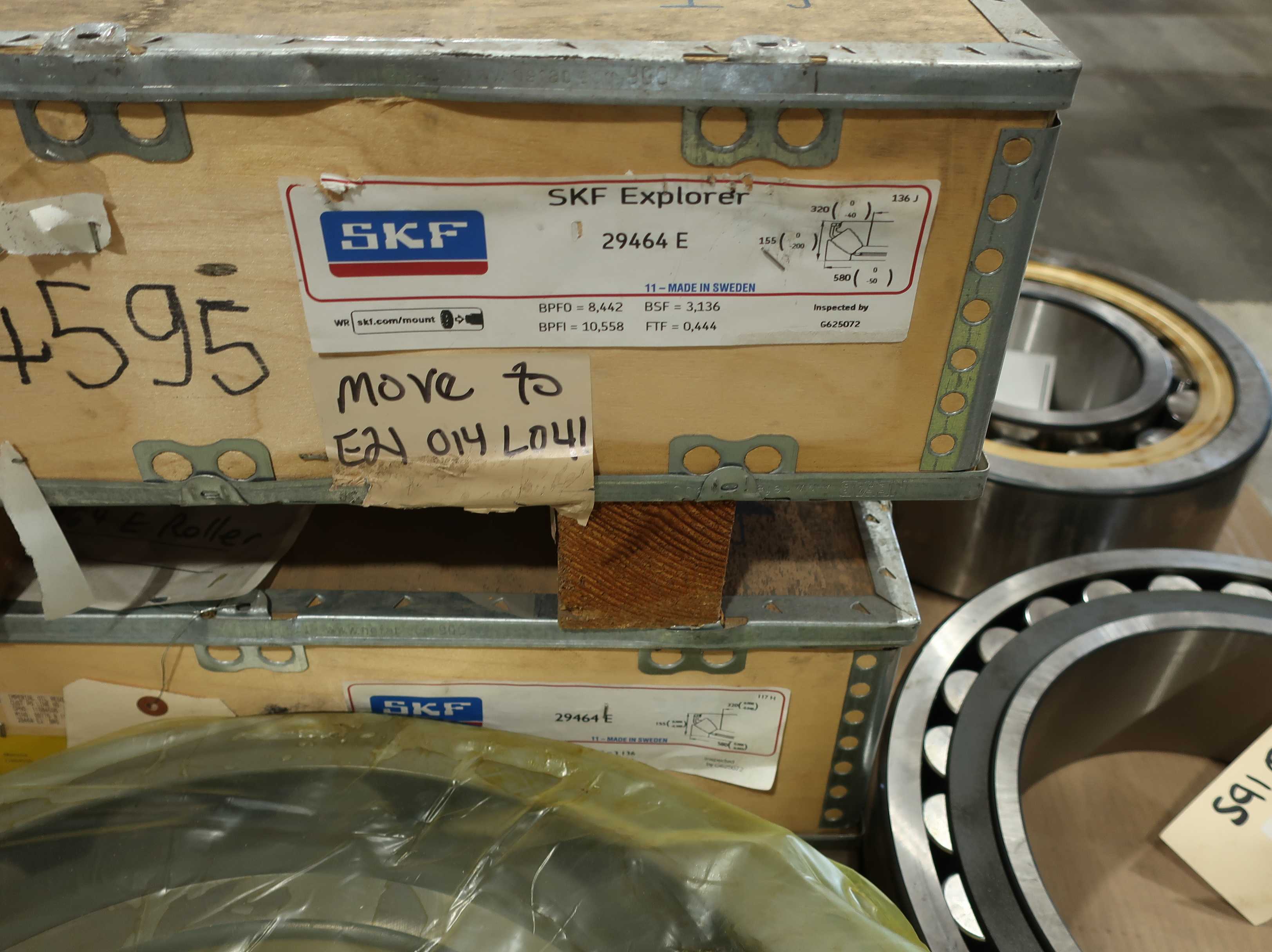 SKU 1772265  - PALLET OF ASSORTED SKF BEARINGS - BEARINGS
