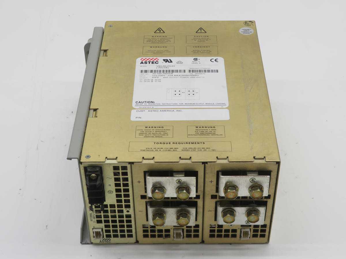 Astec VS3-D5-C5-01 Enclosed AC DC Converter T211096 - POWER SUPPLIES