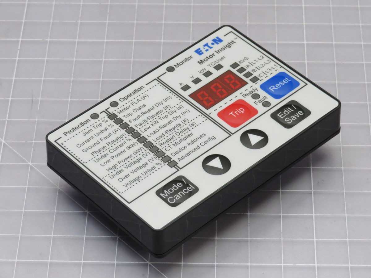 EATON C4411 MOTOR INSIGHT REMOTE DISPLAY T252212 - PROTECTION RELAY