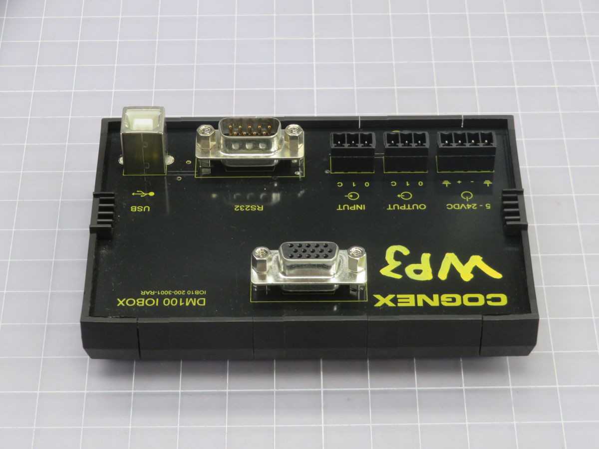COGNEX DM100 IOBOX IOB10 200-3001-RAR BASIC I/O MODULE T245871 - PLC MODULES