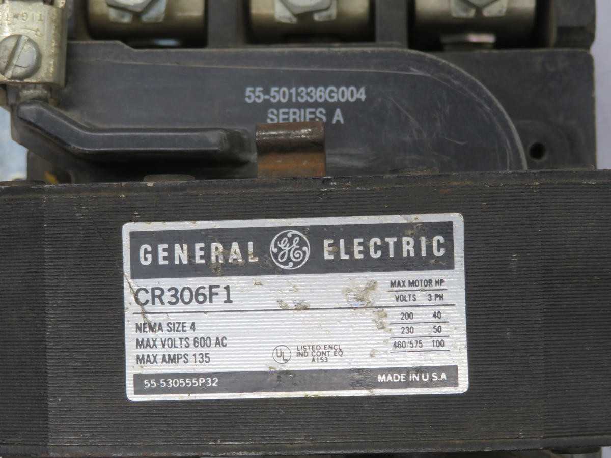 GE CR306F1 Motor Starter T216295 - Reliable Performance for Your Equipment - DC MOTOR