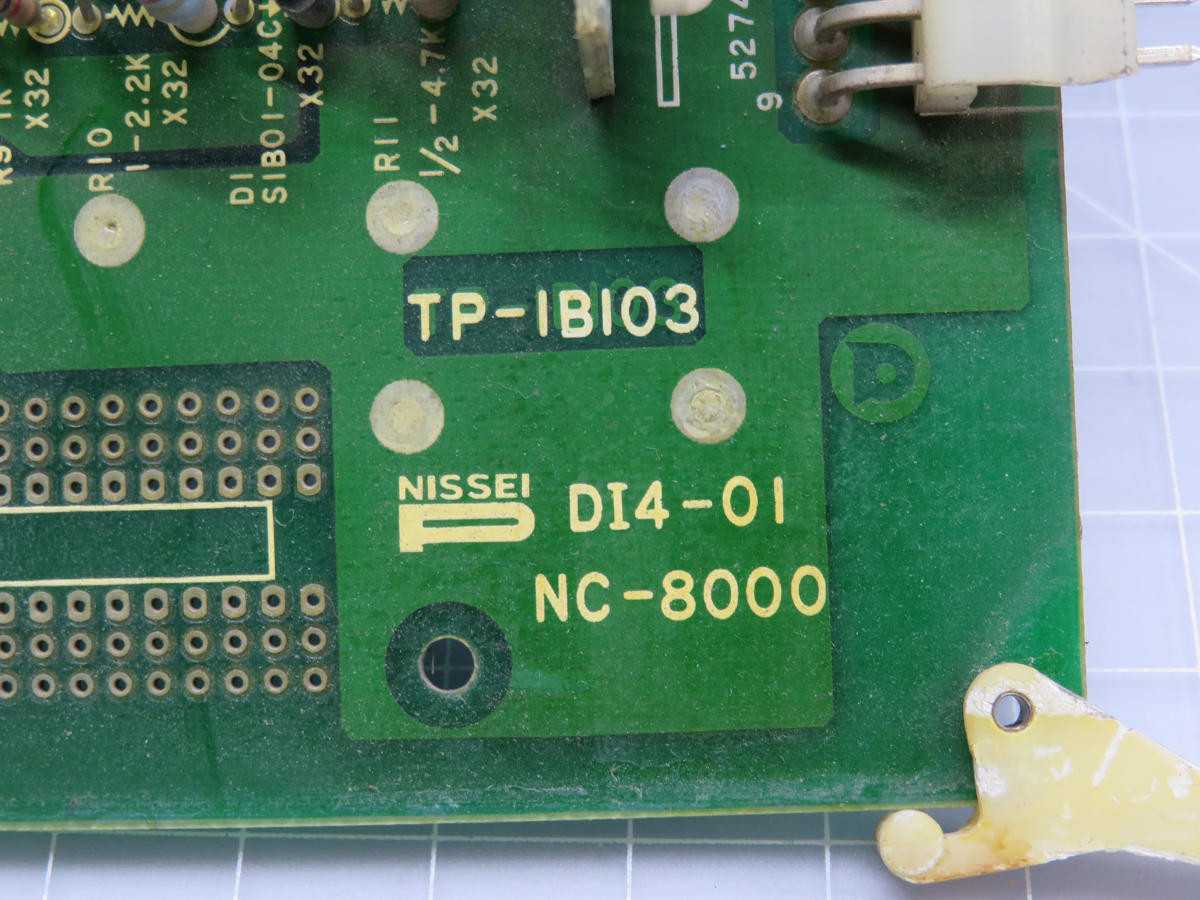 NISSEI TP-IB103 NC-8000 CONTROL CARD T221006 - PCB CIRCUIT BOARDS