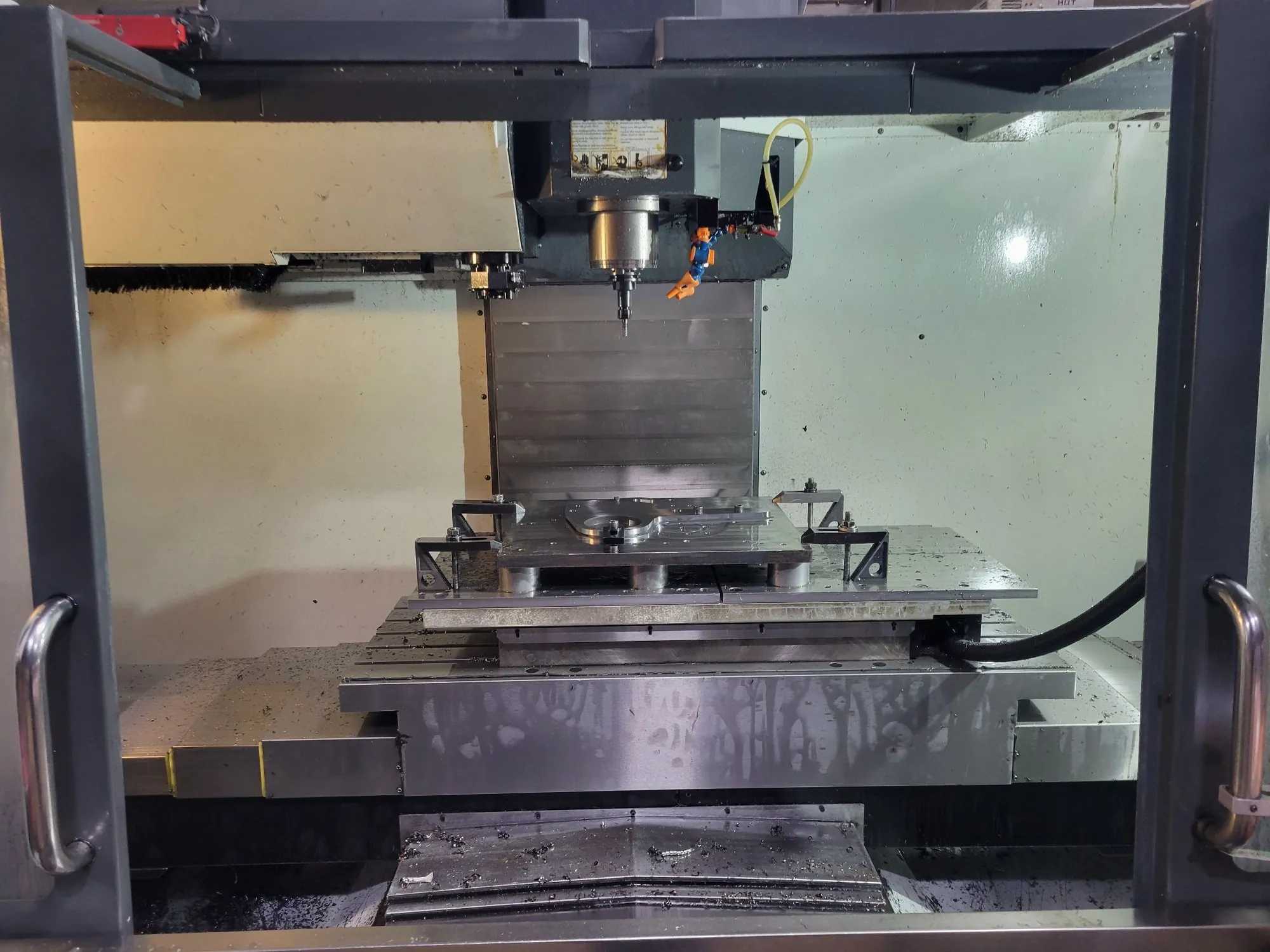 Used 2012 Haas VF-4 Vertical Machining Center With Pallets, 30 HP, CNC Control - VERTICAL MACHINING CENTERS