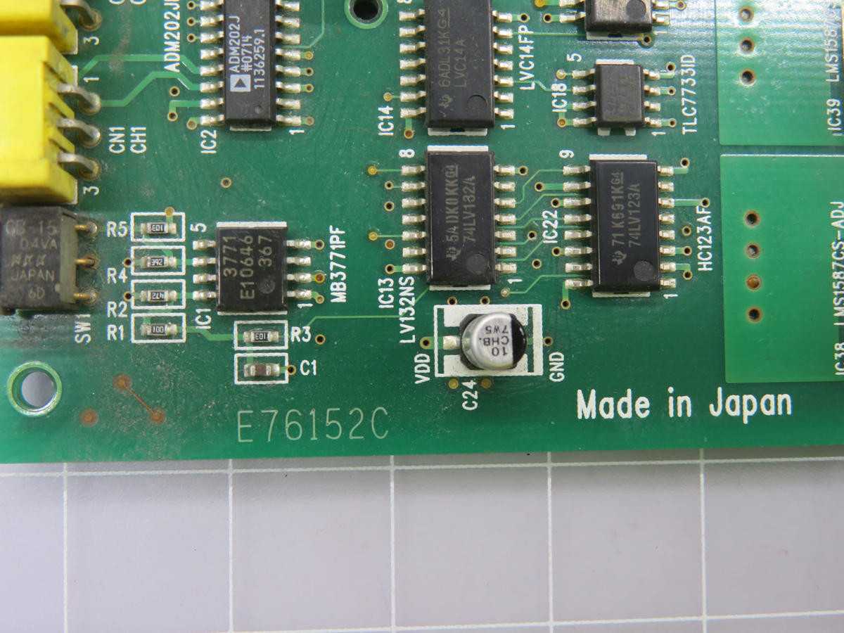 PANASONIC SCV4EX-3 T0780043 CIRCUIT BOARD T221373 - OPERATOR CONTROLS
